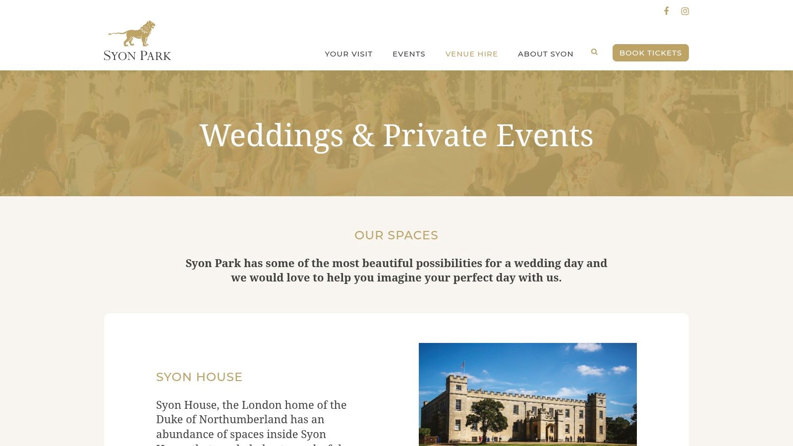 Syon Park (Syon House & The Walled Garden Marquee)
