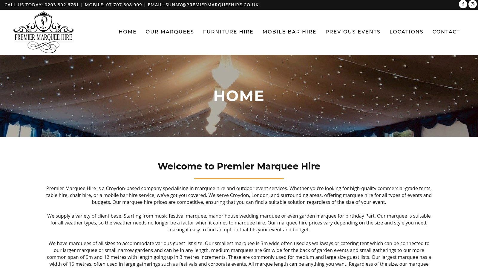 Premier Marquee Hire