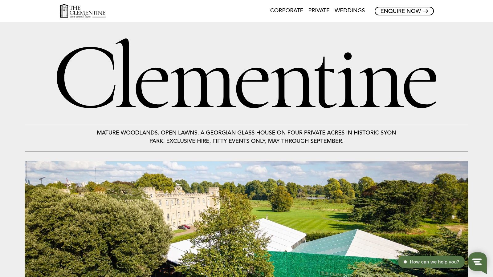 The Clementine at Syon Park