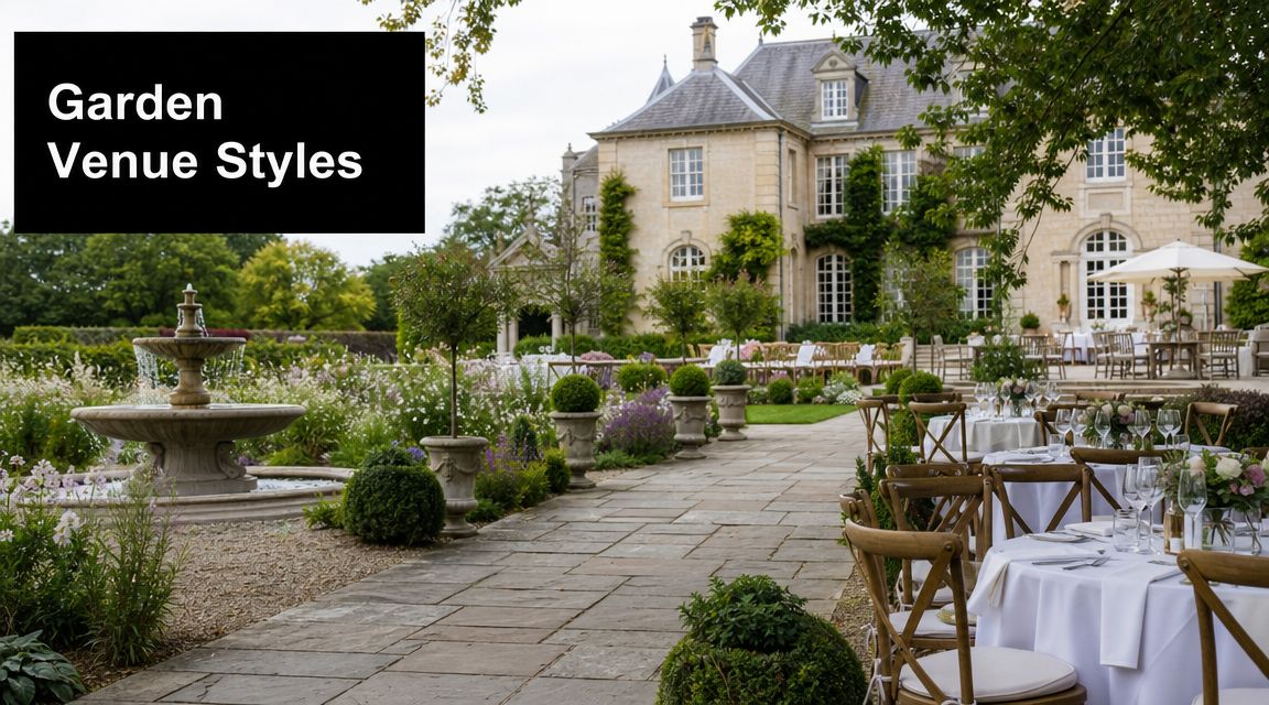 Choosing Your Style and Securing Your Garden Venue