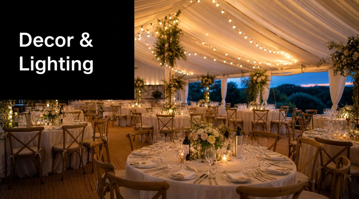 Ideas for Décor, Lighting, and Entertainment